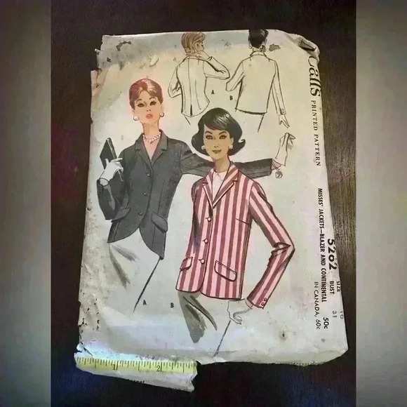 mccalls Other - Women’s vintage sewing pattern blazer